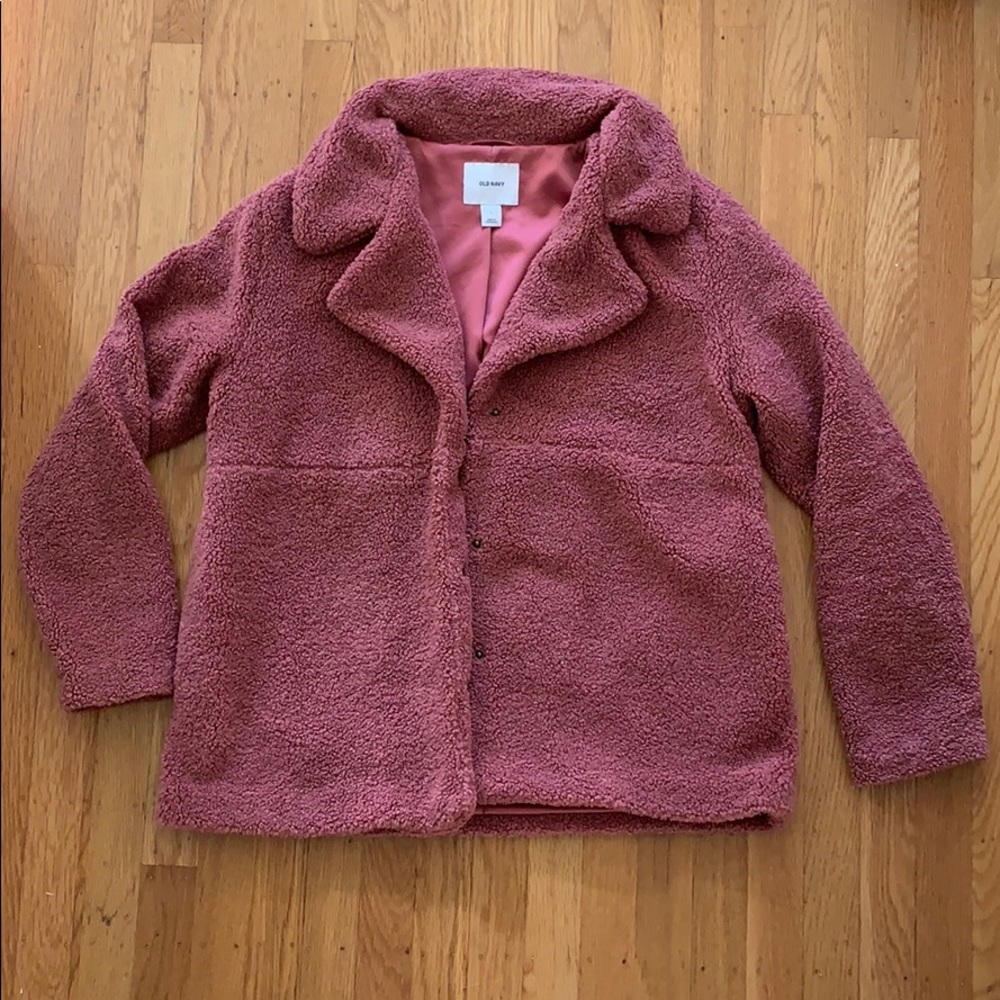 Pink Teddy Coat